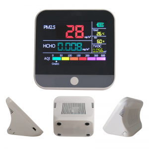 Detector inteligente de calidad del aire Monitor de gas PM2.5 con sensor láser Detector de aire de alta sensibilidad